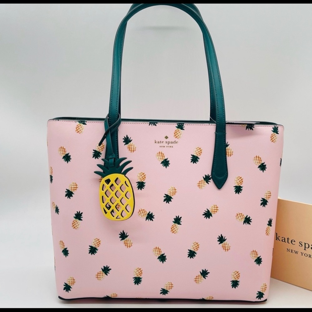 GUC Kate Spade Marlee Pineapple Printed Tote Shoulder Bag.  Make an offer!
